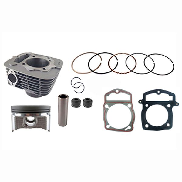 CILINDRO KIT CB D:65.50 mm 250cc h:107 mm P:15 GRIS (PISTON:PLANO) SKR250S(2013)
