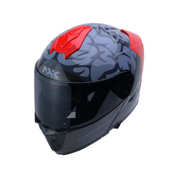 ABATIBLE VR-B09 BRAIN  "S" NEGRO ROJO  BRILLANTE