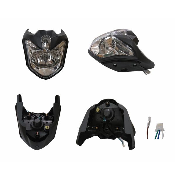 FARO Y MASCARILLA NEGRO ECO150