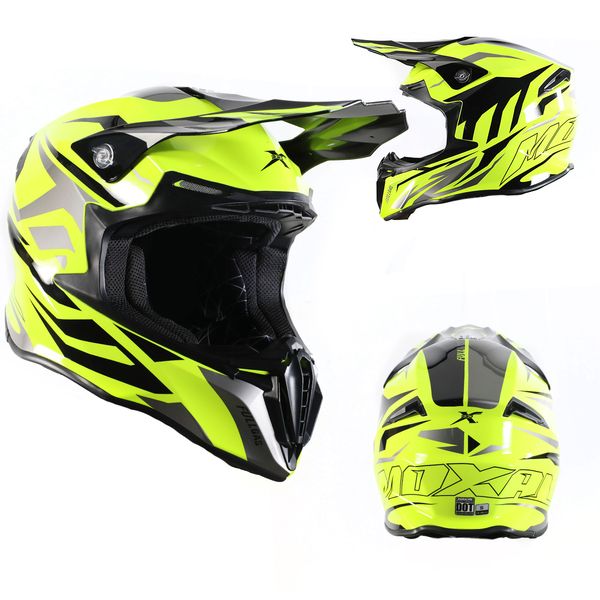 CROSS DERBY FULLGAS "L"  NEGRO AMARILLO NEON BRILLANTE