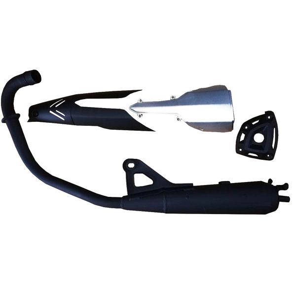 ESCAPE DERECHO COMPLETO NEGRO MATE XY15010F(2020)