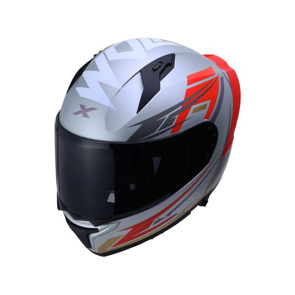 INTEGRAL VR-507 WOLF  "L" BLANCO ROJO  MATE