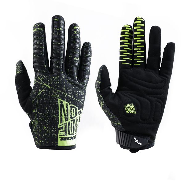  GUANTES MOXAL GL-16 "L" AMARILLO NEON NEGRO