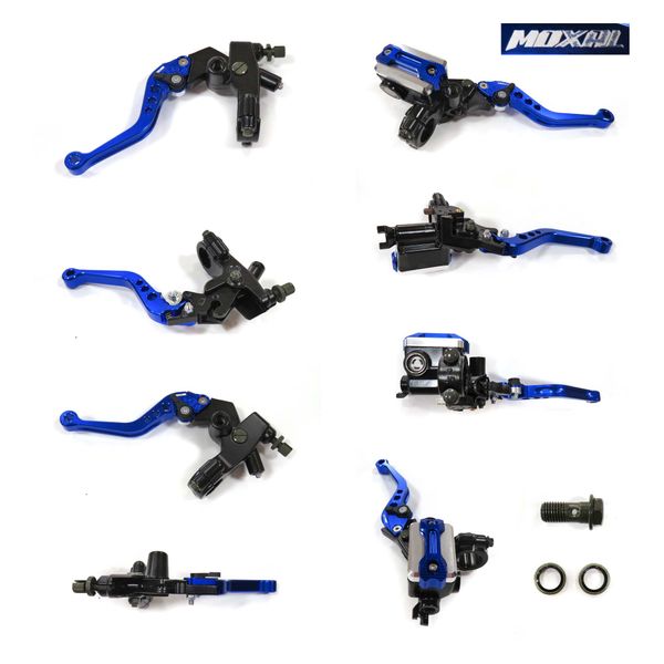 KIT MANIGUETAS CNC COMPLETO AZUL (FRENO Y EMBRAGUE) UNIVERSAL