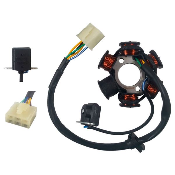BOBINA CORONILLA 6 MODULOS 2 HUECOS (5 PIN) (PULSER 1 CABLES) XY1258X