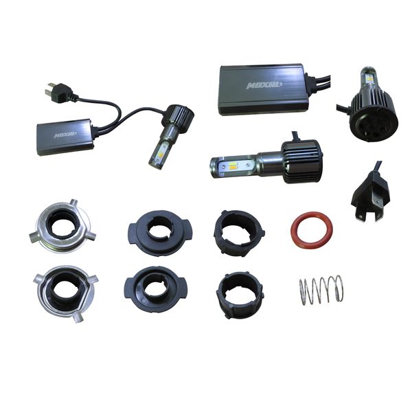 LED 35W  ALTA BLANCA 6500K/ MEDIA AMARILLA 3000k 3800L H4 (FARO) H4-P43T