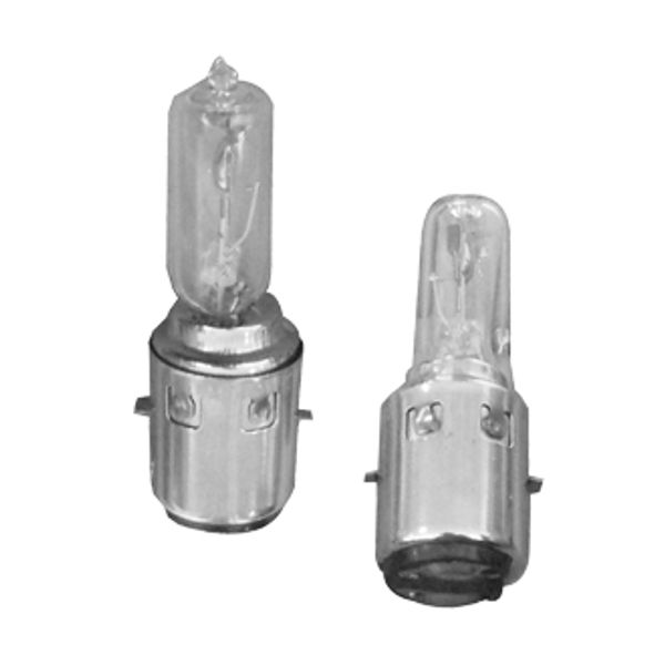 FARO LAMPARA PARA MOTOCICLETA 12V 35/35W (CUARZO-CRISTAL TRANSPARENTE-REFORZADO) BA20D