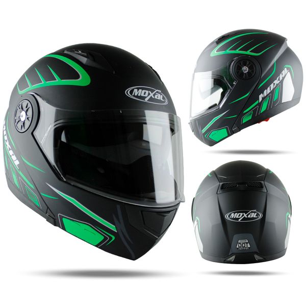 CONVERTIBLE 3200DV CIRCUIT "XXL" NEGRO VERDE NEON  MATE