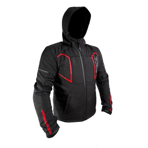  CHAQUETAS MXL OZARK "XXL" NEGRO ROJO