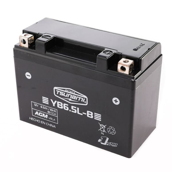 BAT 12V-6.5Ah (- +) (L138-A66-H102) YB6.5L-B (AGM)