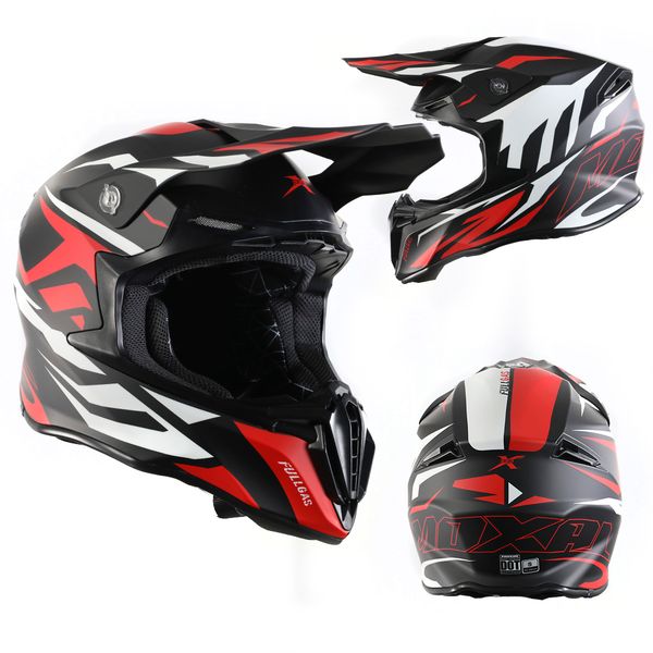 CROSS DERBY FULLGAS "S" NEGRO ROJO BLANCO MATE