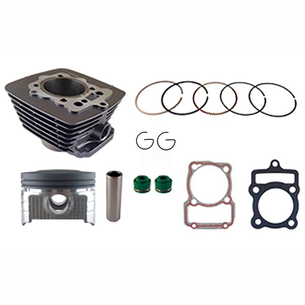 CILINDRO KIT CG D:67 198CC H:106.2 P:16 GRIS (PISTON:CONVEXO ) M1R200R(2012)