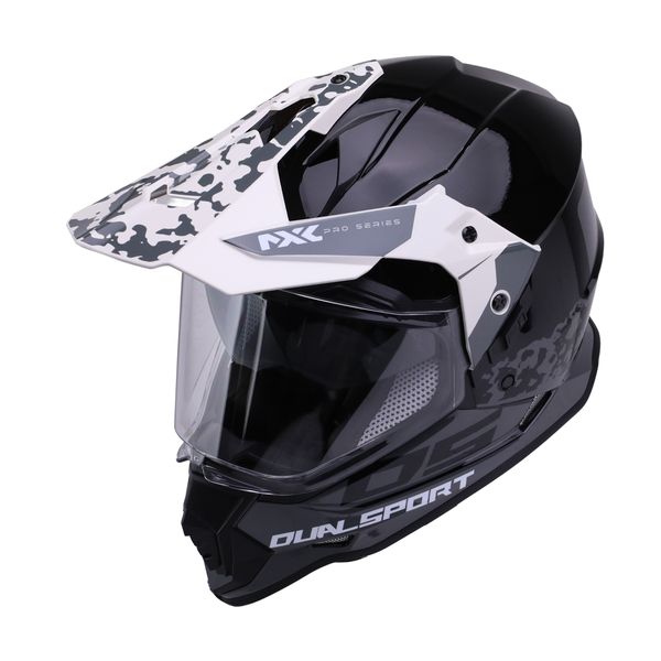 DUAL DUAL SPORT DUAL SPORT "M" GRIS NEGRO  BRILLANTE