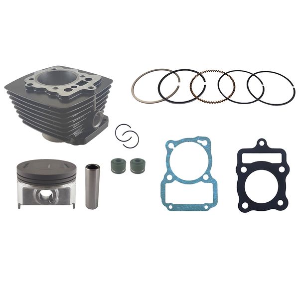 CILINDRO KIT CG D:69 250CC H:113.30MM P:15 NEGRO (PISTON:PLANO ) XY250GY6I(2019)