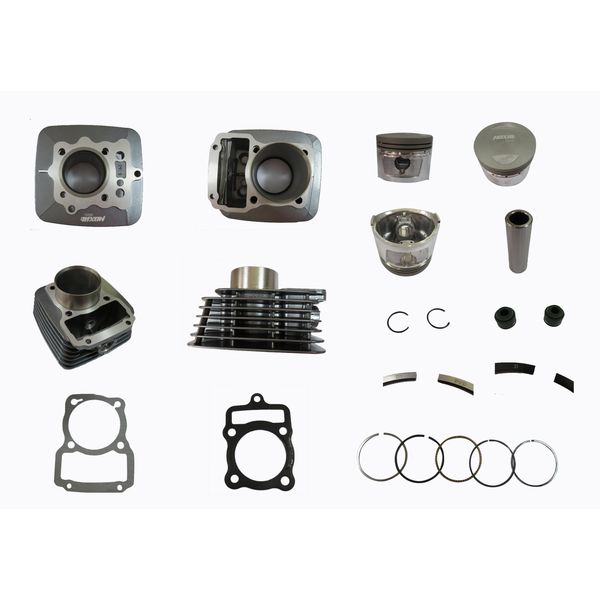 CILINDRO KIT CG D:62 149cc h:98mm P:15 GRIS (PISTON:CONVEXO) DY150EAGLEIII(2023)