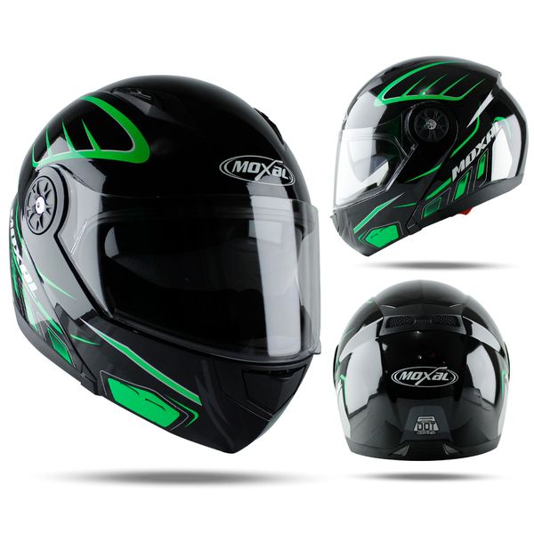 CONVERTIBLE 3200DV CIRCUIT "XXL" NEGRO VERDE NEON  BRILLANTE
