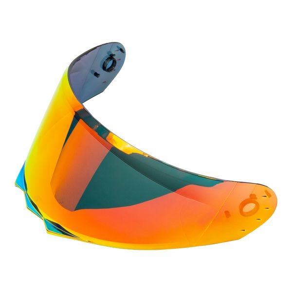 VISOR ROJO DORADO BASE OSCURA VR-207