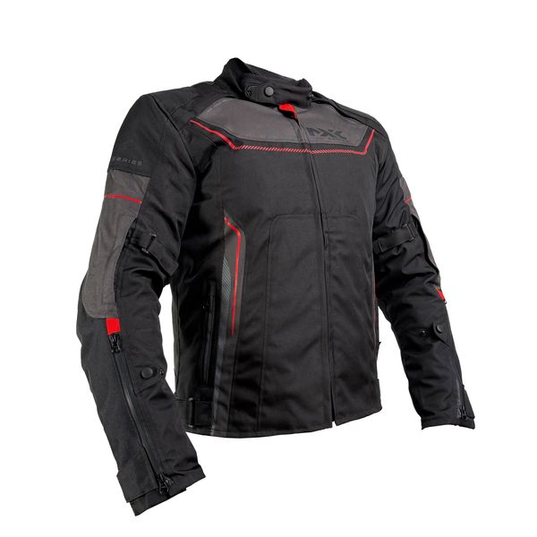  CHAQUETAS MXL GEAR "L" NEGRO GRIS ROJO