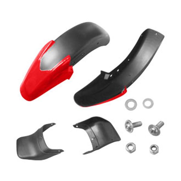 GUARDAFANGO DELANTERO ROJO P135LS