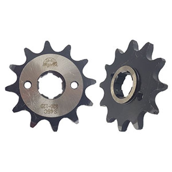 PIÑON MOTRIZ 520H 12T 2 HUECOS PINT. 6.20MM ACERO REF. 1045/PULIDO M1R200R(2012)