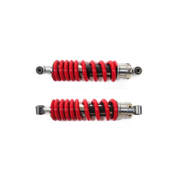 AMORTIGUADOR CENTRAL CROMADO RESORTE ROJO LT:345 LE:321 TKCR5GT(2024)