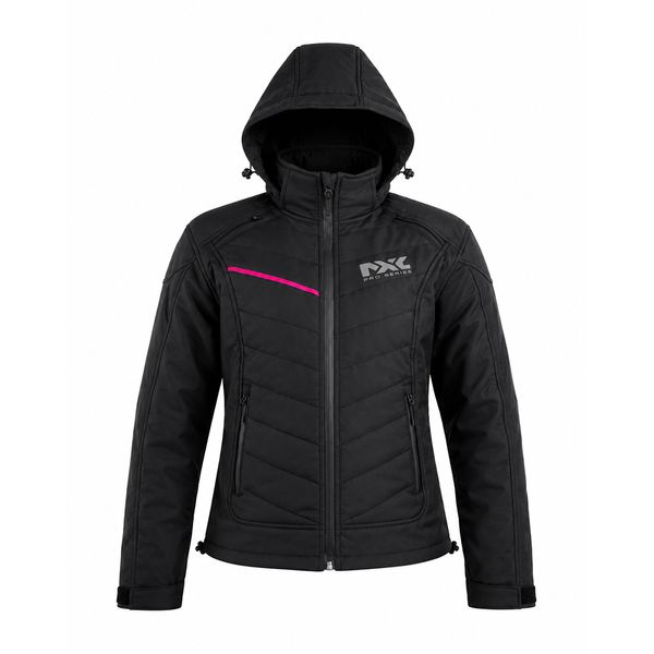  CHAQUETAS MXL ASCEND MUJER "M" NEGRO ROSADO