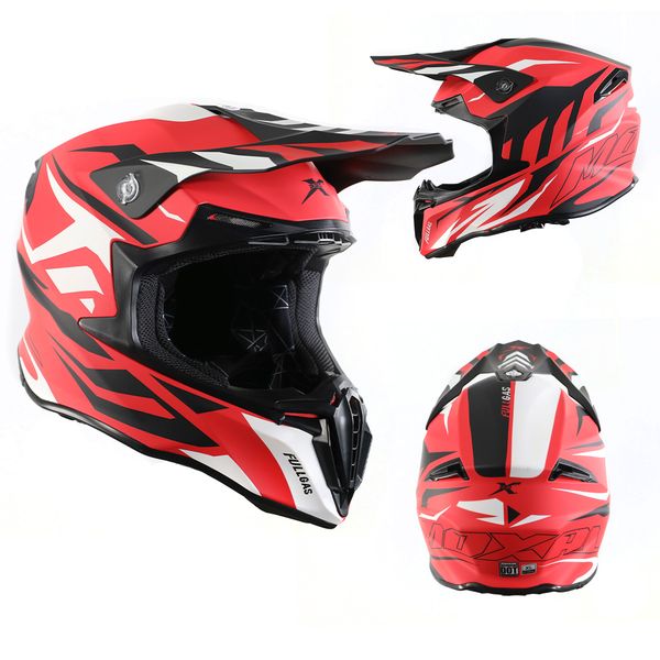 CROSS DERBY FULLGAS "S" ROJO NEGRO BLANCO MATE