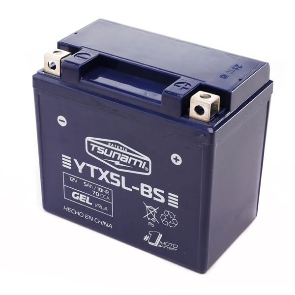 BAT 12V-5AH (- +) (L113-A70-H106) YTX5L-BS (GEL)