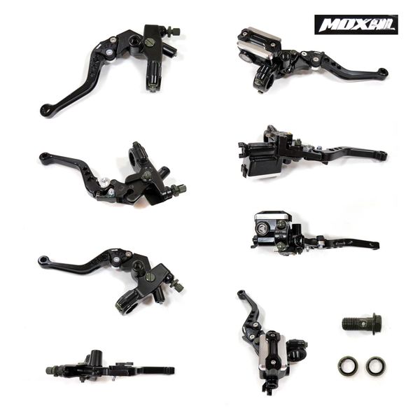 KIT MANIGUETAS CNC COMPLETO NEGRO (FRENO Y EMBRAGUE) UNIVERSAL
