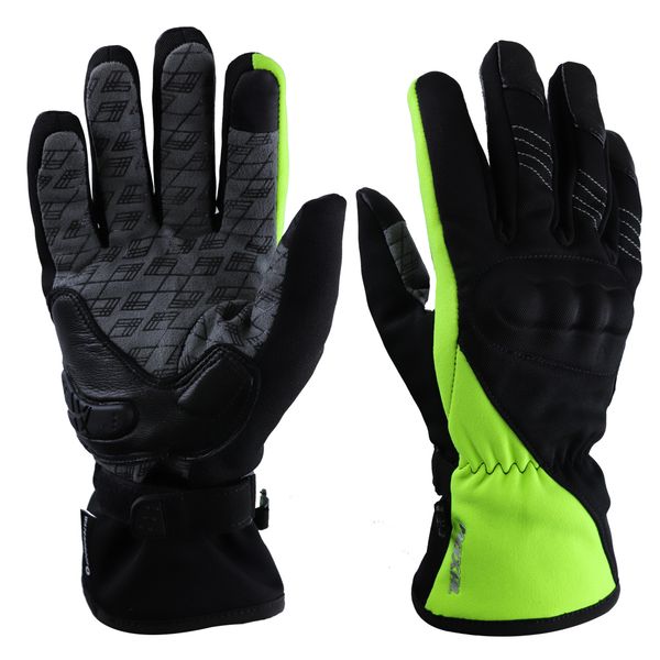  GUANTES MOXAL GL-18 "M" NEGRO AMARILLO NEON