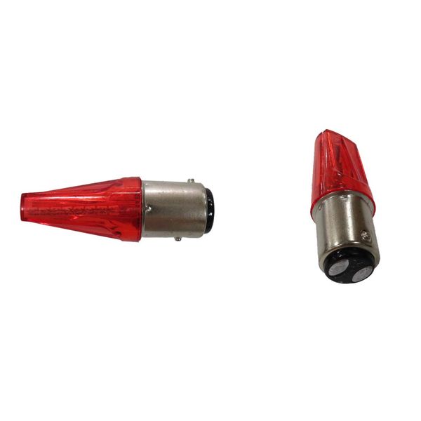FARO LAMPARA LED STOP PARA MOTOCICLETA 12V DOS CONTACTOS UNIVERSAL