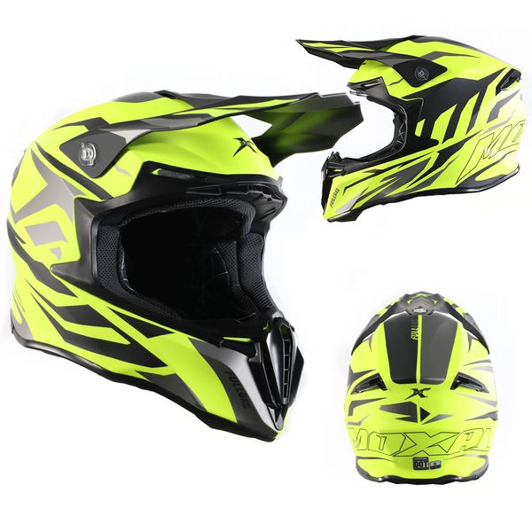 CROSS DERBY FULLGAS "L"  NEGRO AMARILLO NEON MATE