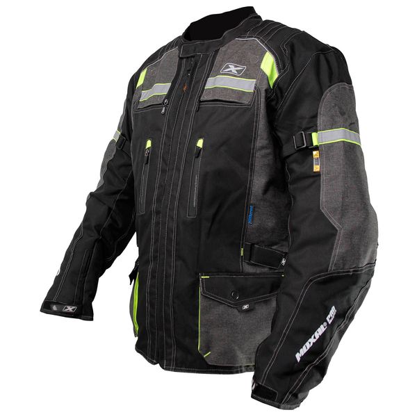 CHAQUETAS MOXAL PRO CH-11 (PALERMO) "L" NEGRO GRIS VERDE
