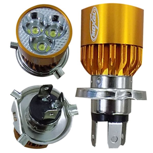 LUZ LED 9W / 12V 3XLEDS ( / M02) LUZ BLANCA H4-P43T