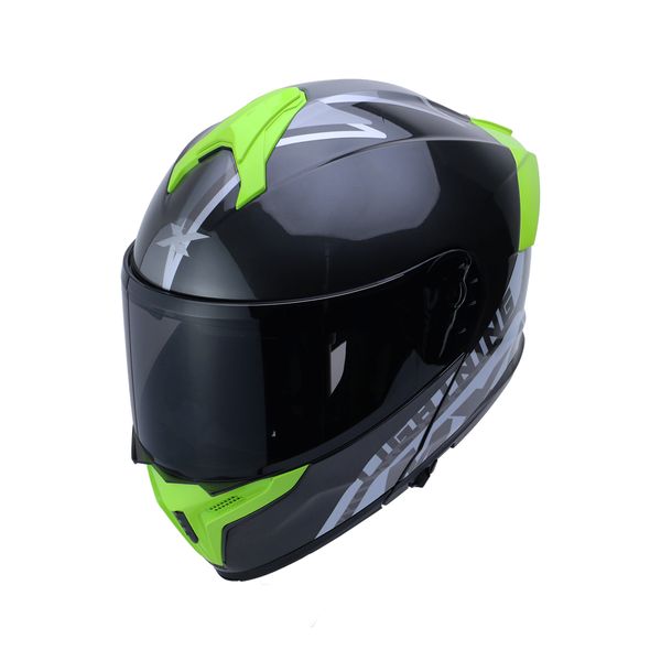 ABATIBLE VR-207 LIGHTNING  "L" NEGRO VERDE  BRILLANTE