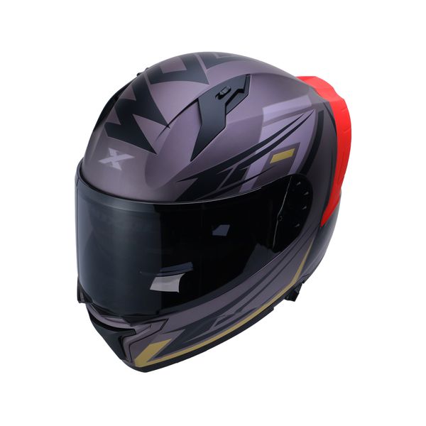 INTEGRAL VR-507 WOLF  "L" NEGRO DORADO  MATE