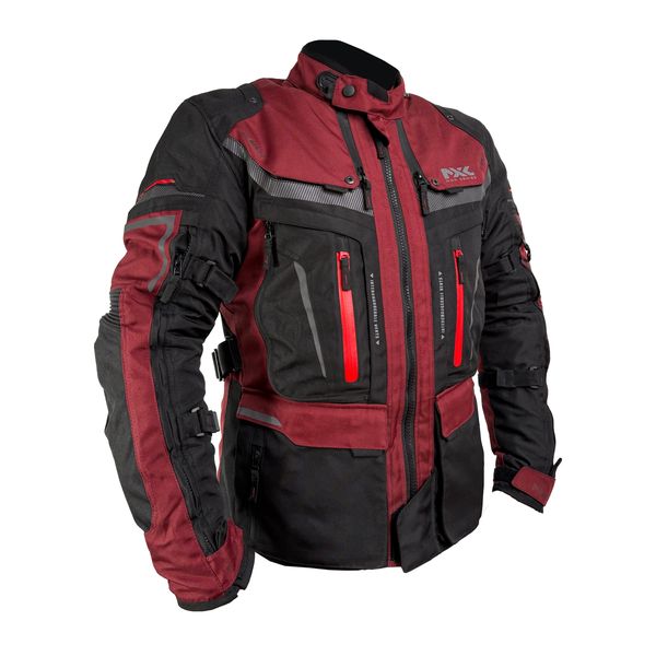  CHAQUETAS MXL HORIZON "XL" NEGRO GRANATE ROJO