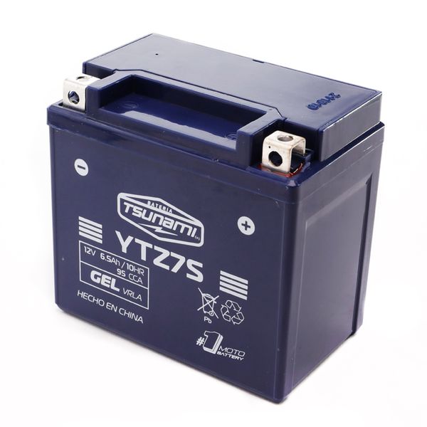 BAT 12V-6.5 AH (- +) (L114-A70-H107) YTZ7S (GEL)