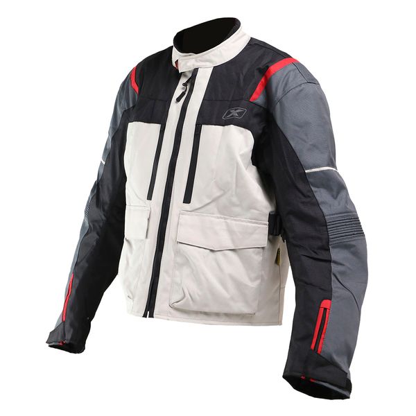  CHAQUETAS MOXAL PRO CH-05 - TURIN "L" GRIS CLARO GRIS OSCURO  NEGRO