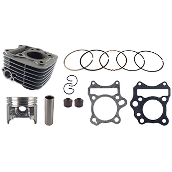 CILINDRO KIT CB D:51 mm 112cc h: 95.40 mm P:14 PLATA (PISTON:PLANO) AX4
