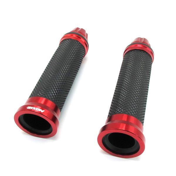 GRIP MANUBRIO ALUMINIO CAUCHO I/D ROJO GR-09