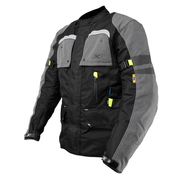  CHAQUETAS MOXAL PRO CH-08 (MOSCU) "XL" NEGRO GRIS VERDE