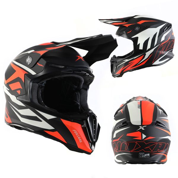 CROSS DERBY FULLGAS "S" BLANCO NEGRO TOMATE NEON MATE