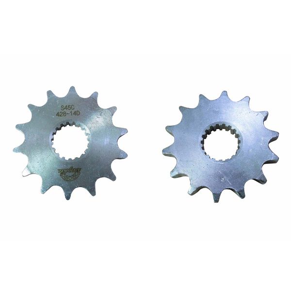 PIÑON MOTRIZ 428H 14T PINT. 2MM ACERO REF. 1045 GRIS GN125(2012)