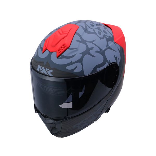 ABATIBLE VR-B09 BRAIN  "M" NEGRO ROJO  MATE