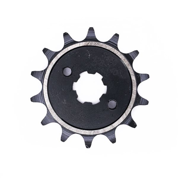 PIÑON MOTRIZ 428H 14T 2 HUECOS PINT. 4.60MM ACERO REF. 1045/PULIDO P135LS