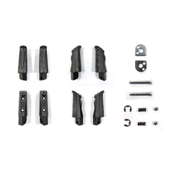 APOYA PIES DELANTERO I/D NEGRO MATE 150FS(2023)