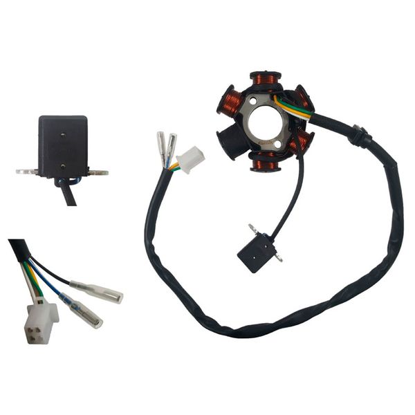 BOBINA CORONILLA 6 MODULOS 2 HUECOS (5 PIN) (PULSER 1 CABLE) GY6125