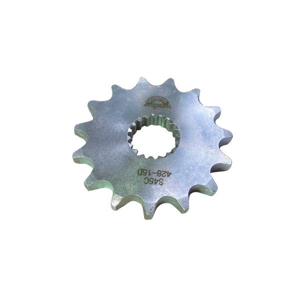 PIÑON MOTRIZ 428H 15T  PINT. 2MM ACERO REF. 1045 GRIS GN125(2012)