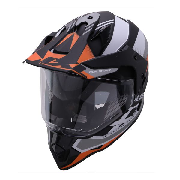 DUAL ADVENTURE TECH TECH "S" TOMATE NEGRO BLANCO MATE